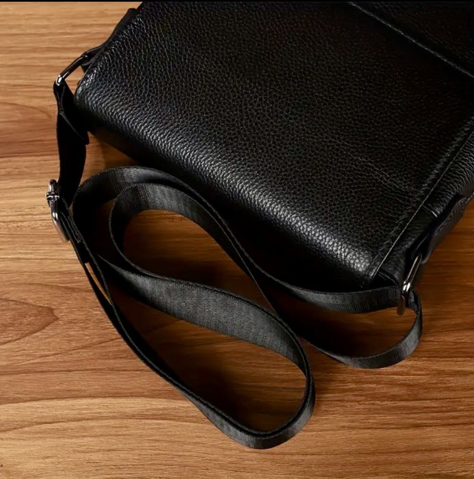 Мъжка селектирана кожена чанта за през рамо/Премиум дизайн -9%Промоция