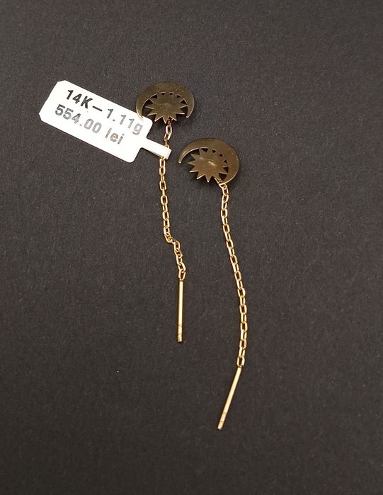 Cercei Aur 14k/585.   1,11 gr