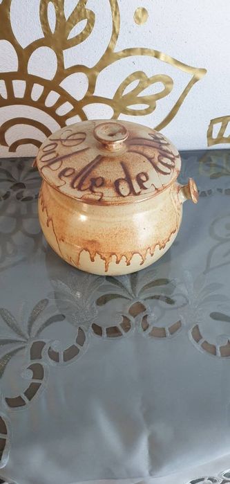 Vas ceramic glazurat