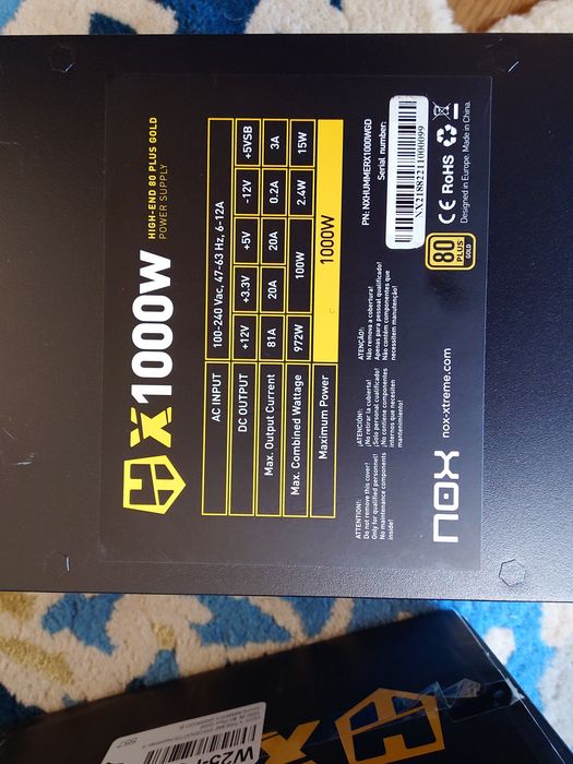 Sursa Hummer X 1000W 80Plus Gold ca noua