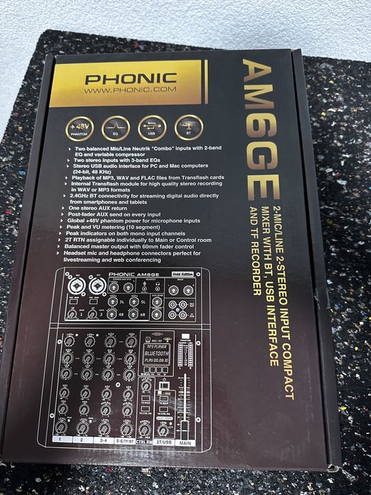 Mixer Phonic AM6GE