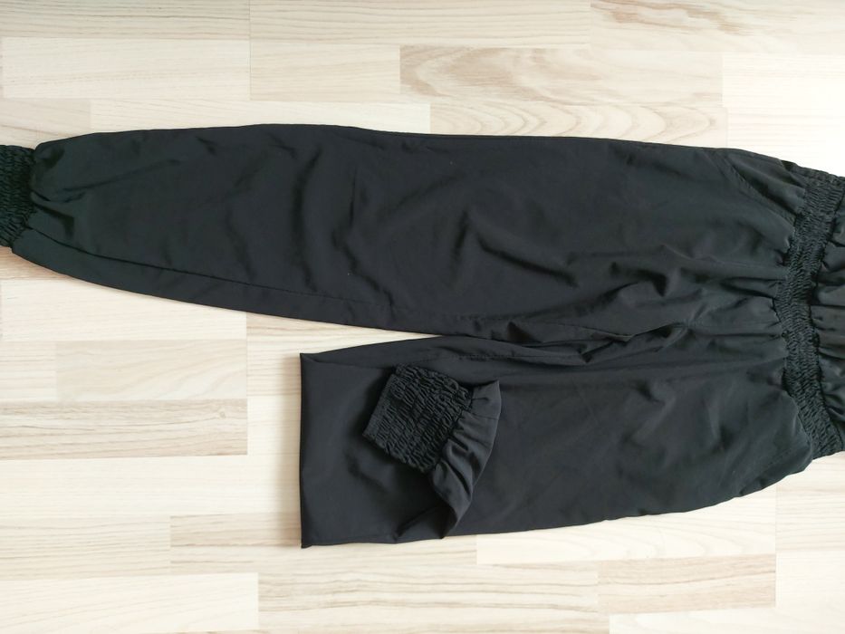 Salopeta neagra lunga, fără bretele S