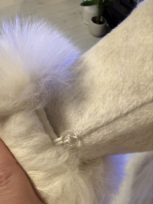 Palton Max Mara Casmir cu Blana de Vulpe