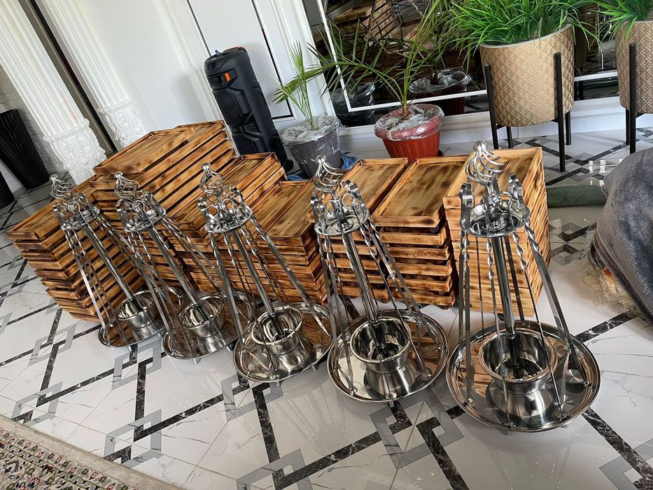 Таганки красивая подача шашлыка