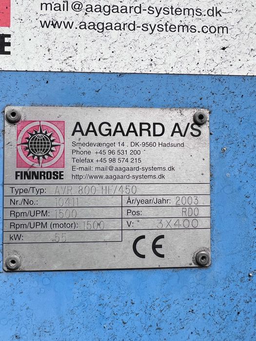 Instalatie de exhaustare 2 x 55 kw(ventilator)