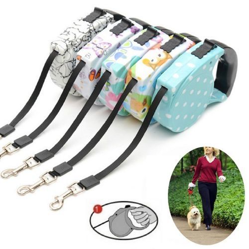 Автоматичен повод с дълга каишка за разходка на куче до 15 кг