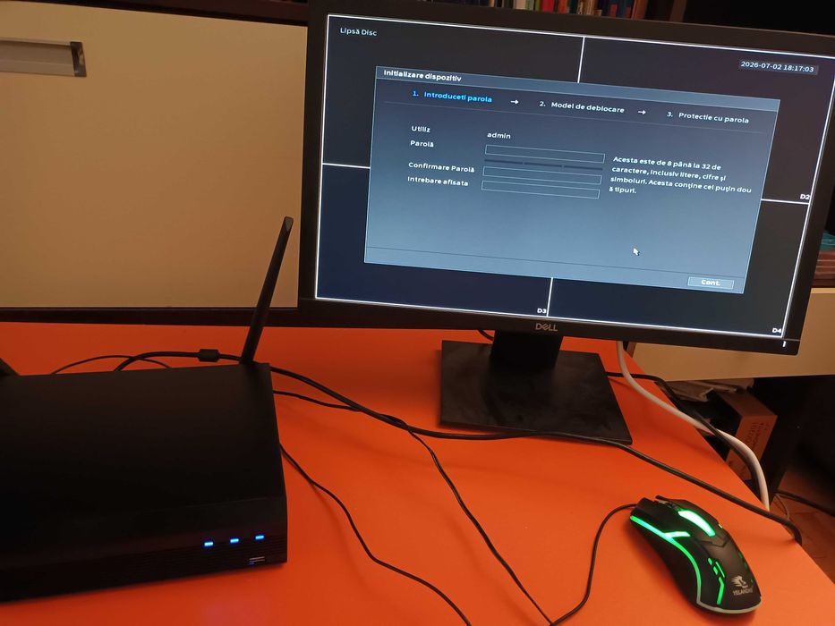 Kit Complet Supraveghere Wi-Fi IMOU Dahua - 4 Camere + NVR + 4 Alimentatoare NOI - Gata de Montaj