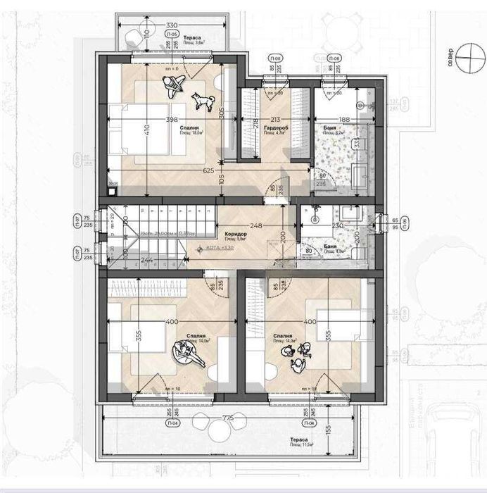 Продава се Къща в Пловдив, Южен - 220 кв.м за 1310 €/кв.м - Снимка #2