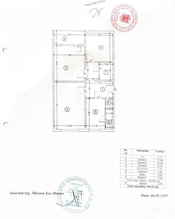Apartament 3 camere drumul taberei