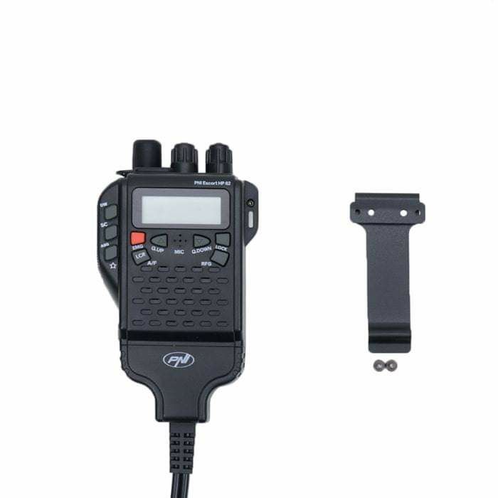 STAȚIE RADIO CB PORTABILĂ HP62: putere de emisie 4W, 12V, AM-FM, ASQ.