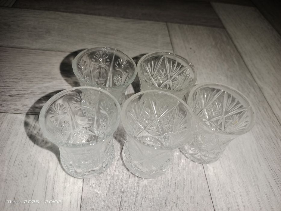 Рюмки, хрусталь, СССР