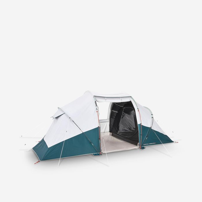 Cort de camping 4 persoane 2 camere, - produs resigilat Decathlon