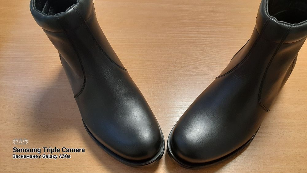 Боти-мъжки естествена кожа