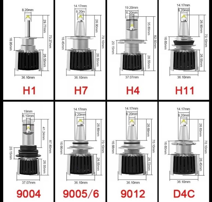 Led H7  H11 premium Quartz
