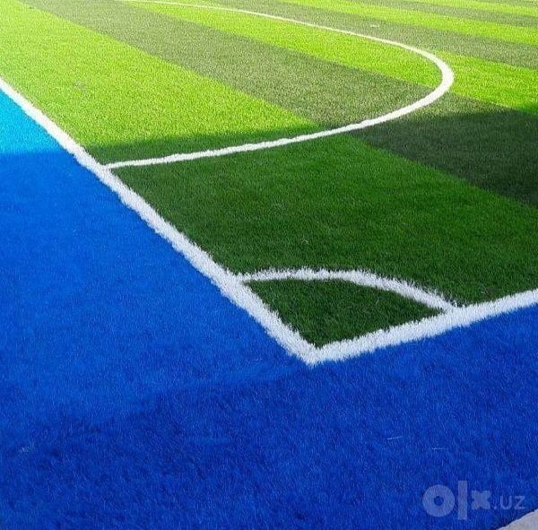 Sport maydoni uchun gazon suniy chim искусственный газон Iskandar