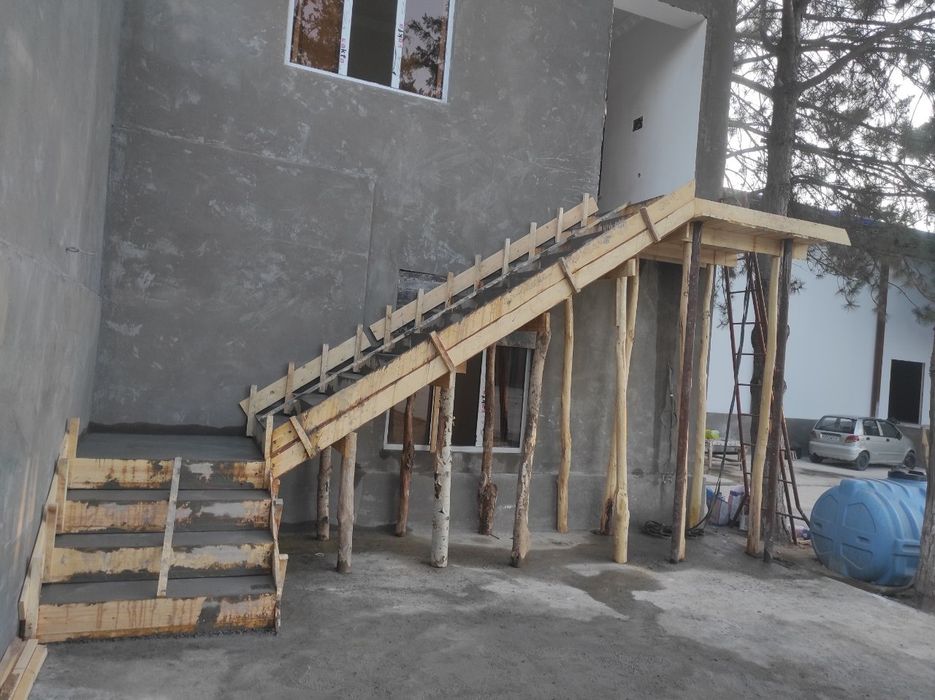 Beton zina quyish hizmati namanganlik Tajribali ustalar xizmatda