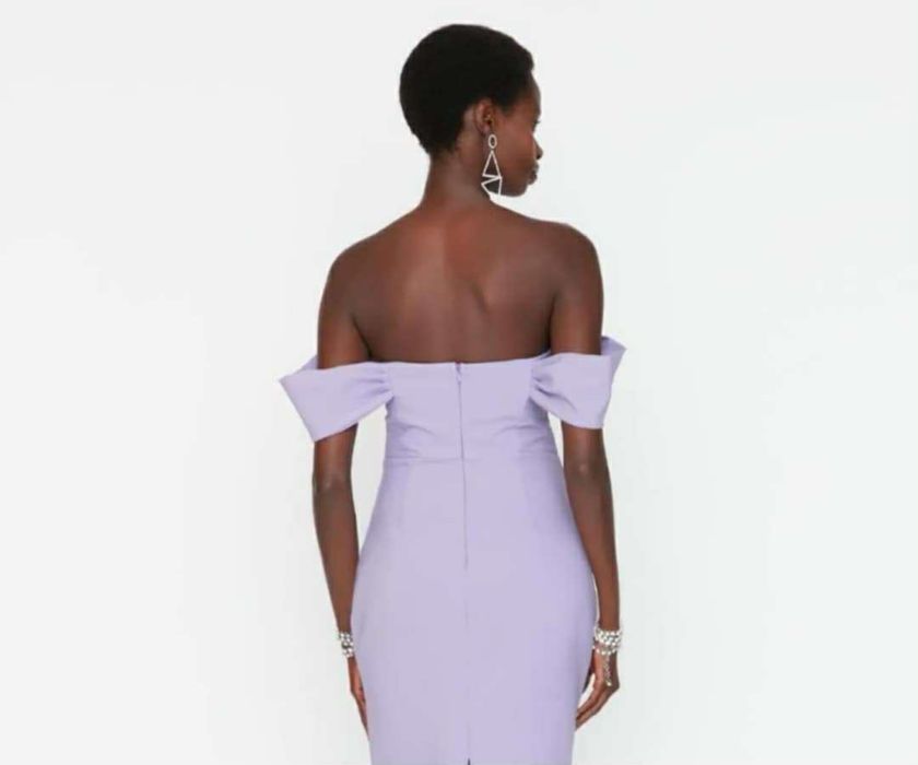 Лилава рокля С/М