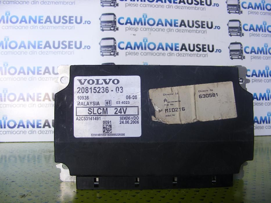 Calculator lumini Volvo piese dezmembrari camioane Volvo SLCM