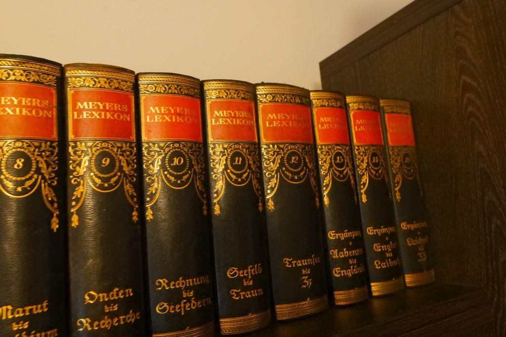 Meyers Lexikon - Ediția a 7-a (1924–1933) - Colecție Completă 15 Volum