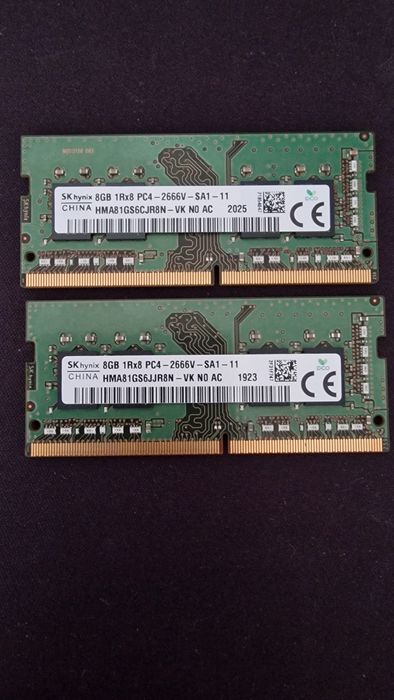 16GB (2x8GB) ddr4 sodimm ram