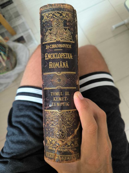 ENCICLOPEDIA ROMANIEI de Dr. C . Diaconovich , Tomul III , 1904, Sibiu