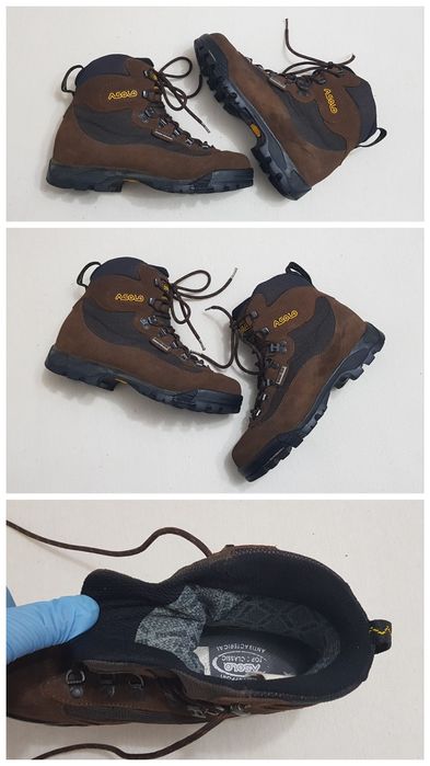 Bocanci ASOLO Gore Tex, piele naturală Nubuck Vibram, munte, vânătoare