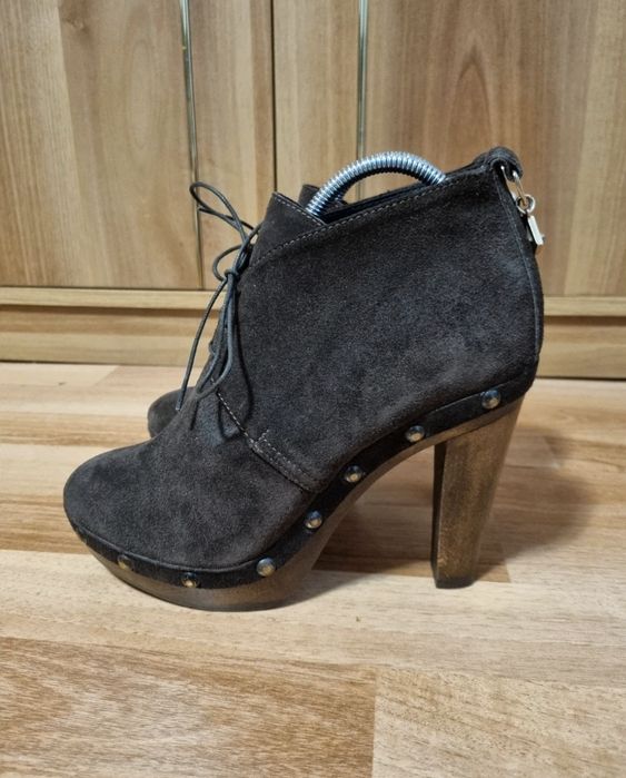 Botine dama Liu Jo piele naturala intoarsa 38