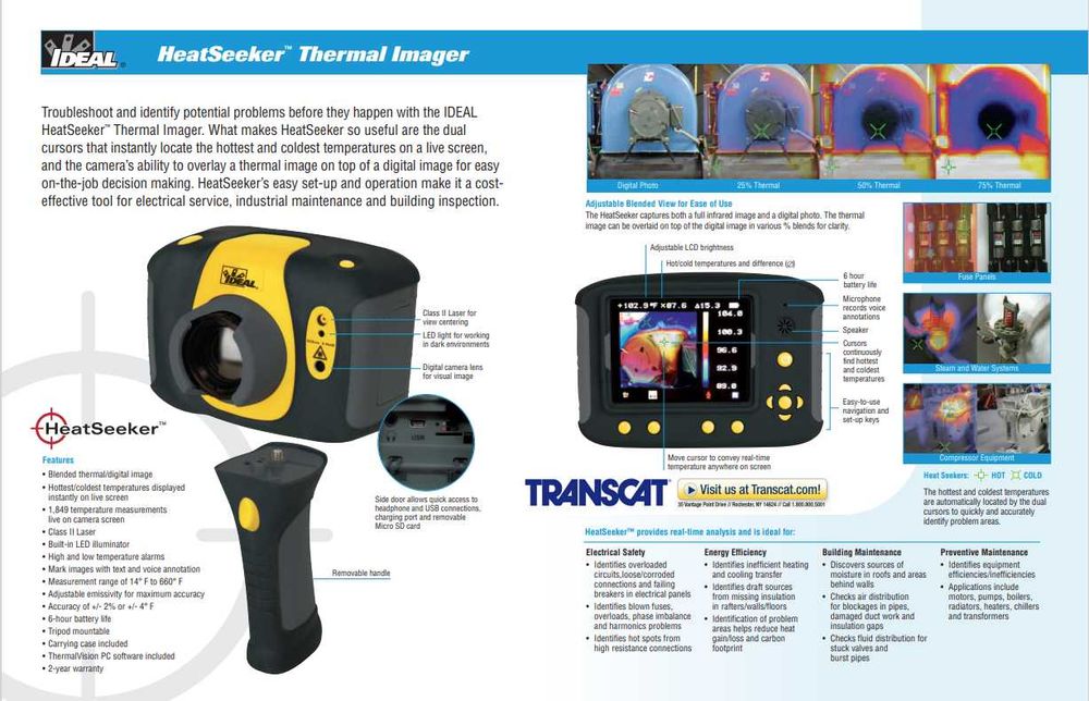 camera termica Ideal HeatSeeker Thermal Imaging 61-844