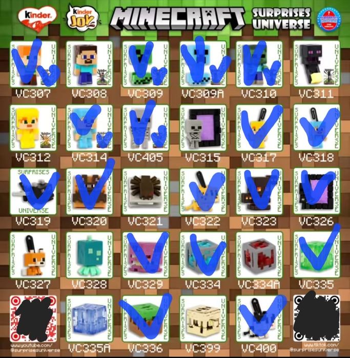 Киндер джой Minecraft