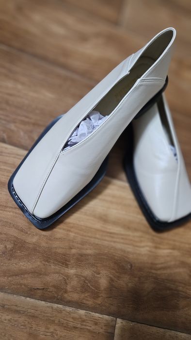 Туфли кожаные - балетки