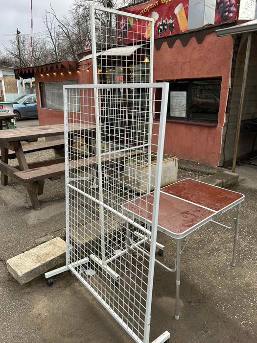 Стелаж  мрежа  стенен  без крака