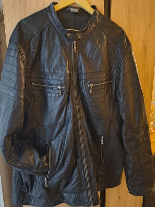 Мъжко яке от естествена кожа-голям размер