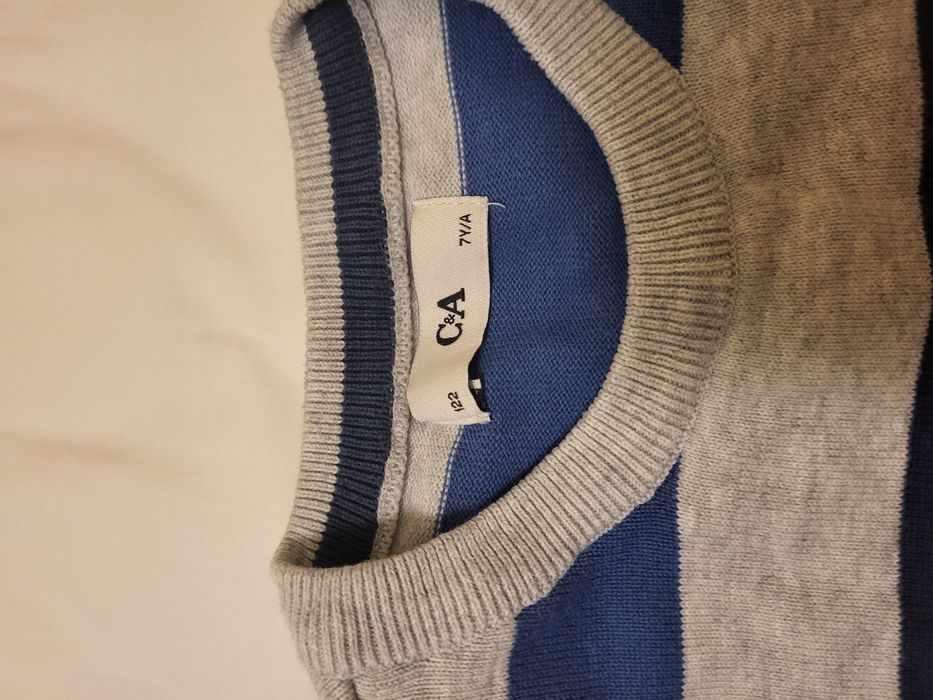 Lot haine scoala: pantaloni twill, camasi, pulovere H&M, C&A, 7-8 ani