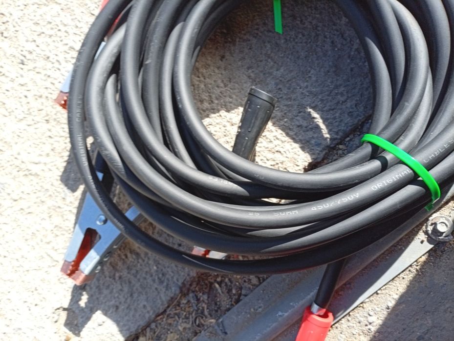 Cabluri de pornire din cablu de sudura miez de 25mm lungi de5fiecare