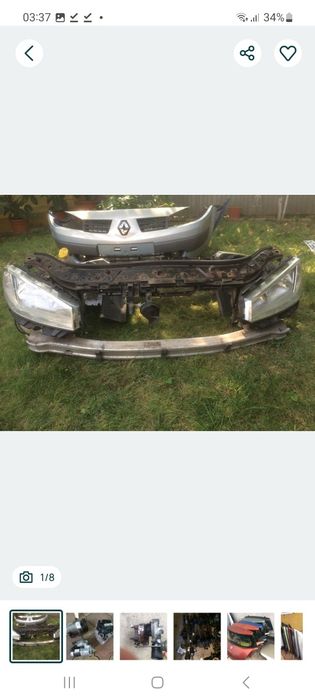 megane 2 tragar fata complect/bara