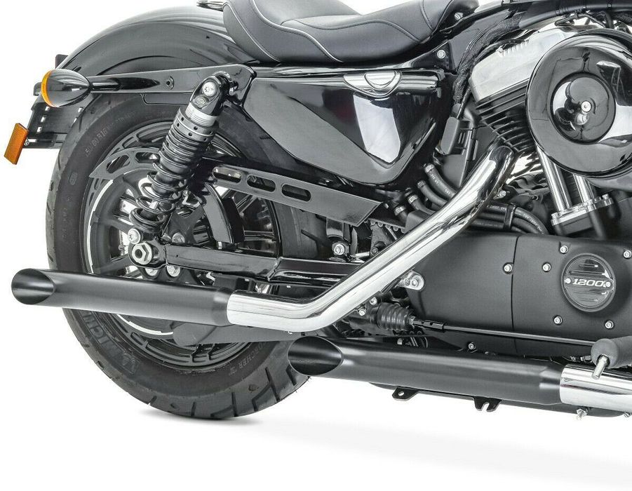 Toba Esapament Moto Chooper Cafe Racer Scrambler Neagra 510mm
