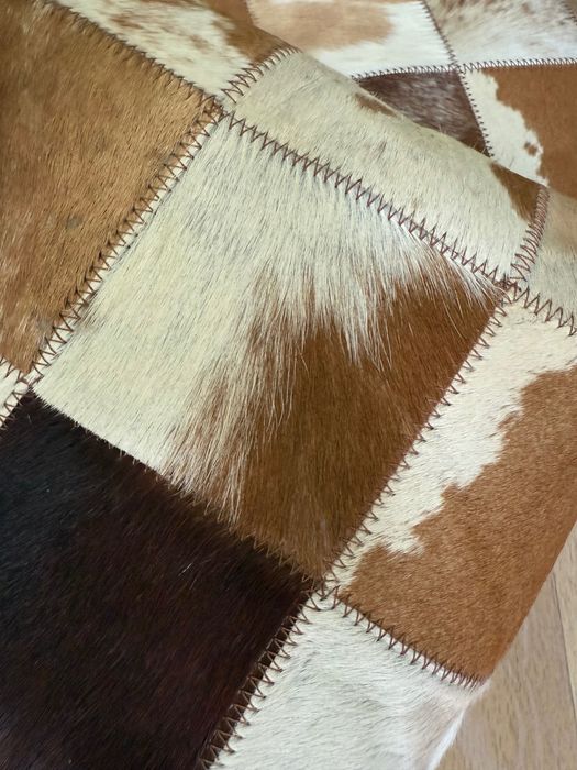 Декоративни възглавници естествена кожа 4 броя