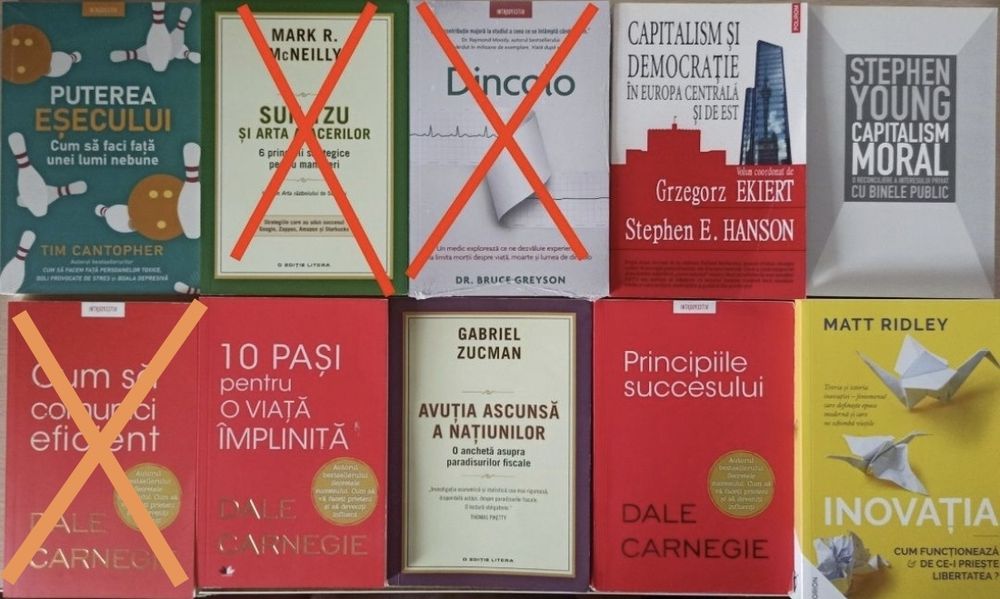 Carti dezvoltare personala, psihologie, sanatate, economie (lichidare biblioteca)