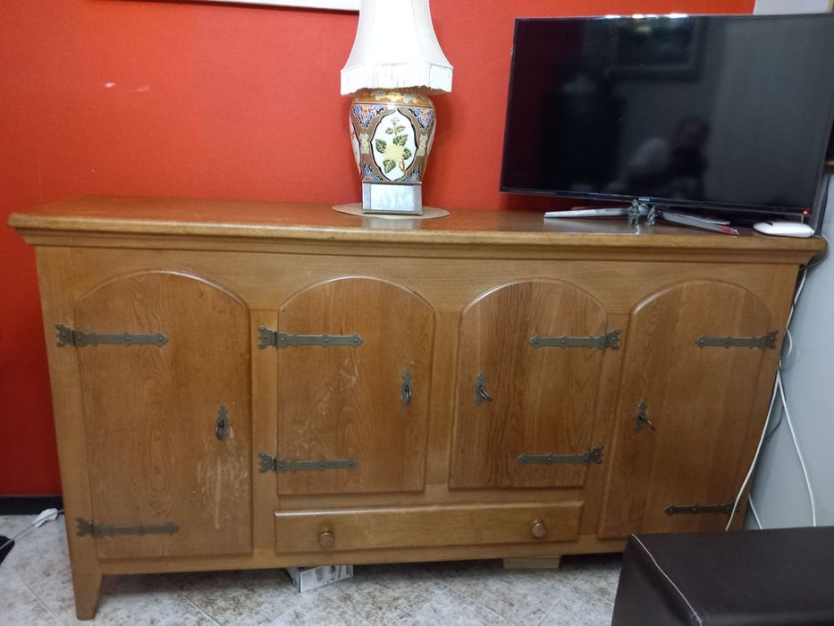 Дъбов масивен шкаф, внос от Холандия