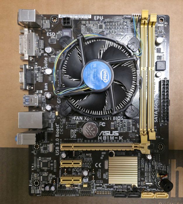 Kit placa de baza socket 1150 + procesor Core i3-4170 + cooler box