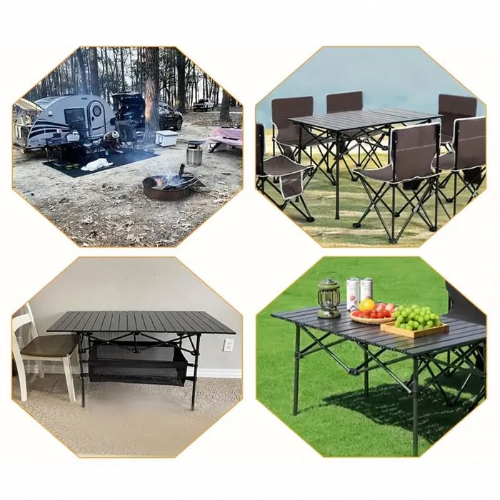 Сгъваема маса за туристически кетъринг