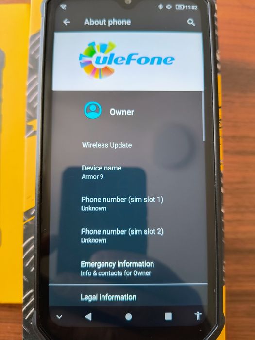 ULEFONE ARMOR 9 DUAL SIM 128 GB 8 GB !!Термокамера!!