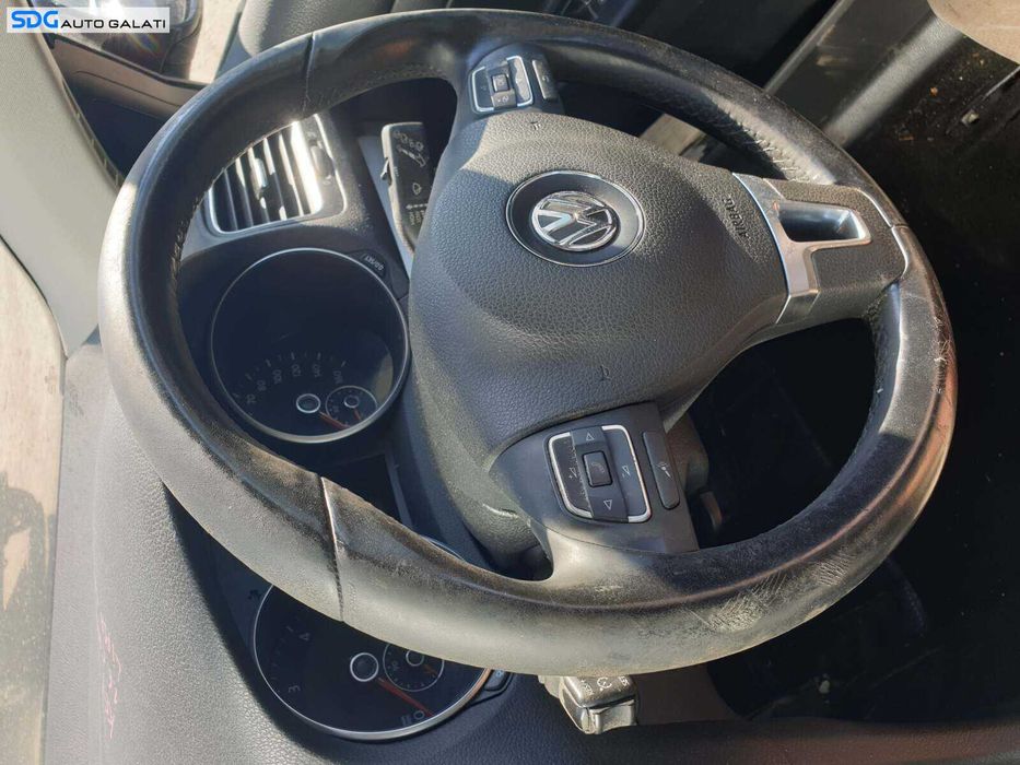 Volan Piele 3 Spite FARA Airbag cu Comenzi Volkswagen Sharan 2010 - 2015 [Q2045]