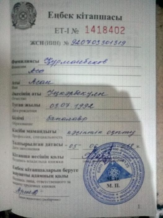 Кафе + Дүкен + Құрылысқа жер (Орталық көше)