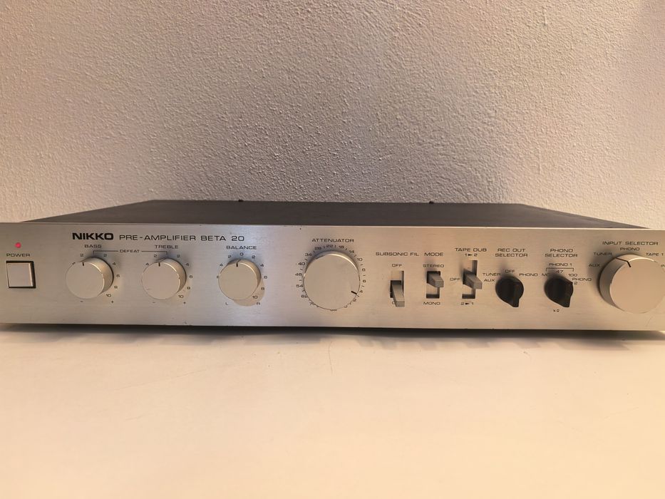 Amplificator Nikko pre amplifier beta 20 preamplificator putere statie