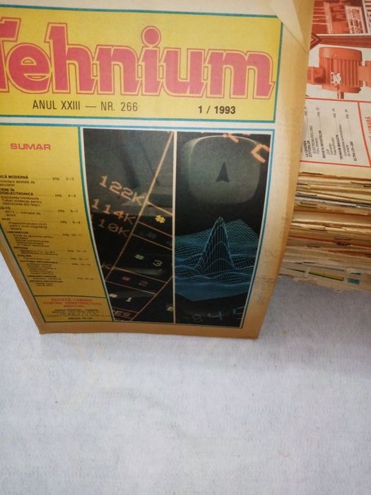 Vand reviste vechi Tehnium.