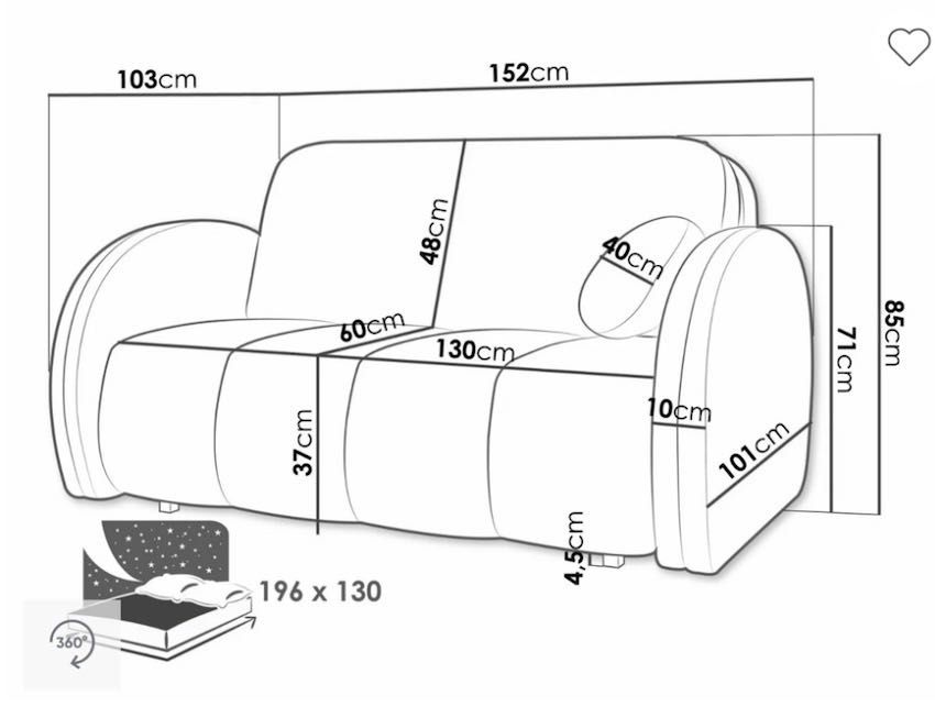 Canapea extensibila