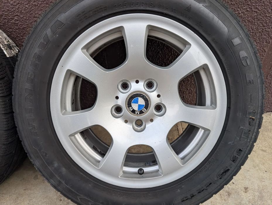 Jante 16'' styling 134 BMW seria 5 E60 E61 Seria 3 E90 E91 E92 E93 anvelope M+S 225/55R16 - 6762000
