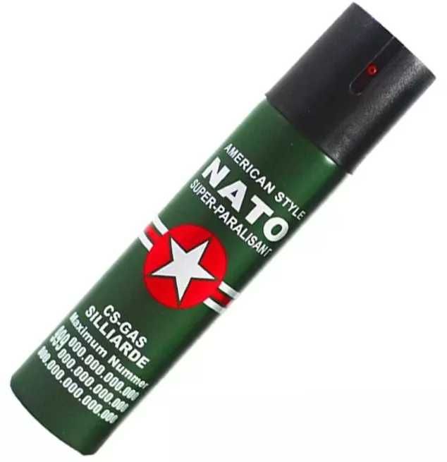 Baston Electrosoc X8 Cu Lanterna POLICE 3in1 + Spray Nato Autoaparare