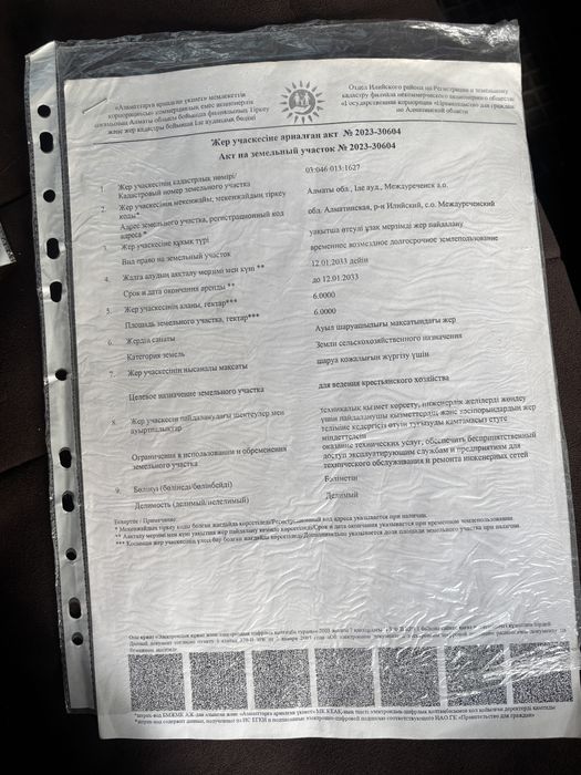 Земля Алматинская область Шабыт